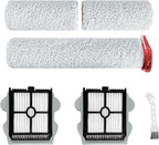1 Set Main Brush + 2 PCS Filters + Cleaning Brush Replacement Parts Compatible with Roborock A10 PLUS Dyad Pro/Combo Wet Dry Vacuum Cleaner
