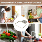 Sink Food Strainer, Suction Cup Drain Basket, Easy Filter with Mesh Bags, Practical Kitchen Waste Tool, Minimal Foldable Design, Scrap Catcher for Disposal