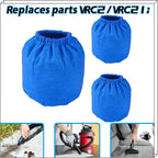 VRC2 Cloth Filter Bag 1.5 to 3.2 Gallon for Armor All AA155 AA255 AA255W AA256 VOM205P 0901 2.5 Gallon Shop VAC Microlined Vacuum & Dust Collector Accessories - 3 Pack