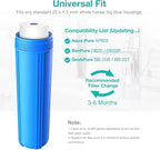 SimPure Sediment Water Filters, 5 Micron 20" x 4.5" Whole House Water Filter Replacement Compatible for SimPure DB20 Blue Housing, WGB22B, WGB32B, AP802, BB20B, BB20T, 4 Pack