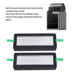 Fafeicy 3D Printer Filter Replacement High Efficiency Activated Series Air Filter Dual System 99.95% Filtration Seamless Integration