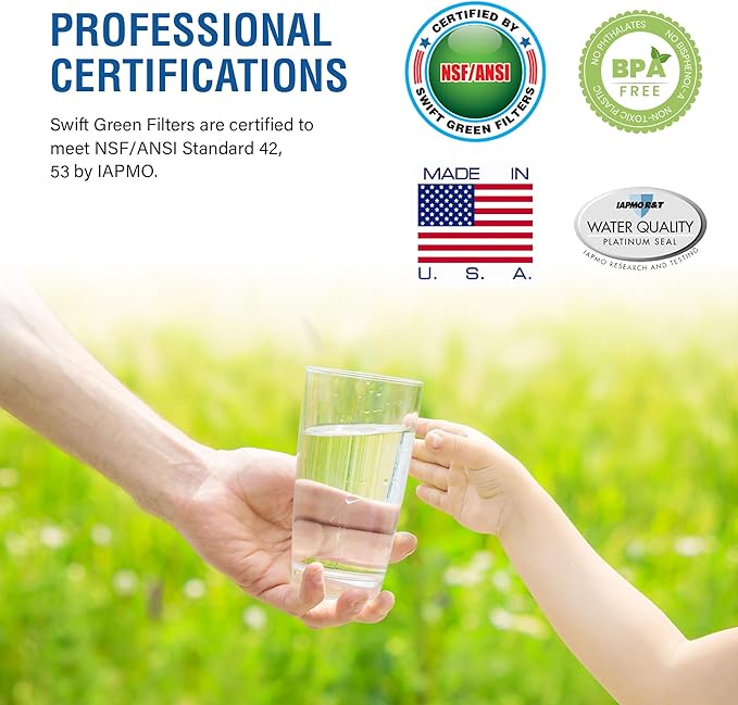 Swift Green Filters SGF-A1 Compatible Commercial Water Filter for 3M/RV MARINE, A1, 5610429, Made in USA, White, 3 Count