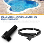 076033 Clamping Band Knob for Pentair Sta-Rite Pool and Spa, Pool Filter Knob Clamp Ring Knob Compatible with Pentair SM & SMBW 2000 and 4000 Series D.E. Pool/Spa Filters, Three Handled Knob 2 Pack