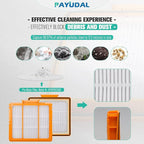 Replacement Parts for Shark AI AV2511AE AV2501S AV2610WA AV2501AE RV2502AE RV2610WA RV2520 AV2510 2-In-1 AI Ultra Robot Vacuum Cleaner Accessories Kits. Main Brush, HEPA Filter, Foam Filter,Side Brush