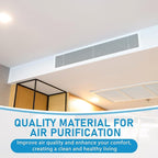 Pangda Merv 13 Filter Material, 30 Ft² Cut to Fit Air Vent Filters for Clean Living Basic Dust and Pet Dander Pollen Smoke for Home Ac HVAC, Efficiency Breathable DIY Design