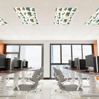 6 Pcs Fluorescent Light Covers for Ceiling Lights Seamless Construction Vehicles Cranes Excavators Trucks Bulldozers Decorative Magnets Light Filters for Office Home Classroom Must Haves 4’ x 2’