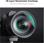 K&F CONCEPT 82mm Black Diffusion 1/4 & 1/8 Filters Kit Mist Cinematic Effect Filters Set with Multi-Layer Coated for Camera Lens - K Series