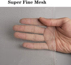 KISKIS 304 Stainless Steel Woven Wire Mesh, Wire Mesh Window Screen Mesh, Prevent Mouse Mice Snakes Hornets Rodents Entering,Easy to Cut and Install,120X300CM47X118INCH