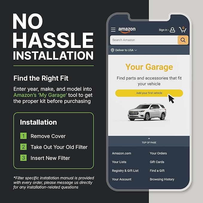 Spearhead OEM+ Particulate Breathe Easy Cabin Filter | Fits 08-17 Enclave, 09-17 Traverse, 07-16 Acadia, 2017 Acadia Limited, 07-10 Outlook Like OEM | Max Airflow & Enhanced Performance (BE-663P)