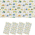 4 Pcs Fluorescent Light Covers for Ceiling Lights Construction Vehicles Excavators Dump Trucks Cranes Safety Signs Decorative Magnets Light Filters for Office Home Classroom Must Haves 4’ x 2’
