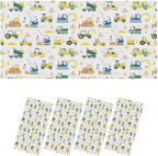 4 Pcs Fluorescent Light Covers for Ceiling Lights Construction Vehicles Excavators Dump Trucks Cranes Safety Signs Decorative Magnets Light Filters for Office Home Classroom Must Haves 4’ x 2’