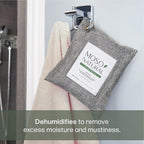 Moso Natural Air Purifying Bag 200g (2 Pack) HGTV Editor's Pick | Premium Bamboo Charcoal Odor Absorber for Home & Car | Closet Odor Eliminator & Car Air Freshener | Long Lasting Charcoal Bags