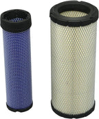 1 SET OF AIR FILTER P532410 & P822769, FITS VARIOUS EQUIPMENT LIKE FORKLIFTS, COMPACT UTILITY TRACTORS, AGRICULTURAL & CONSTRUCTION MACHINERY, GOOD FOR JOHN DEERE TRACTORS 3033R - 4052M SERIES, etc