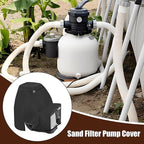 Waterproof Pump Cover - Protective Outdoor Motor Shield, Heavy Duty Pool Equipment Enclosure | Leakproof Sand Filter Protective Cover, All-Season UV-Resistant Case, Durable Weather Guard for Yard