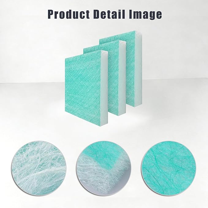Spray Booth Air Filter Fiberglass Exhaust Green in Paint Booth 15g Green (20" x 20"(200/case))