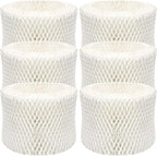 Funmit Humidifier Filters Replacement for Honeywell Humidifier Filter HAC-504 HAC-504AW and Honeywell Filter A, Replacement for Honeywell HCM-350 HCM-500 HCM600 Cool Mist Humidifiers, 6 Pack, White