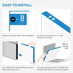 Simply 18x25x1 Air Filter, Merv 8, 6 Pack, For Home AC Furnace & HVAC (Actual Size: 17.75"x24.75"x0.75") DUST, Pet, & Allergy Control