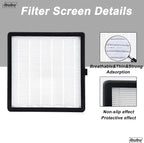Nail Dust Collector Replacement Filters,1 Pack Nail Tech Dust Collector Filter Square for Electric Nail Dust Collector Machine Manicure Store