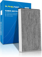 PHILTOP Cabin Air Filter w/Activated Carbon, Compatible with CF8392A Chevrolet Impala, Impala Limited, Monte Carlo, Buick LaCrosse, Century, Regal, Pontiac Grand Prix, Oldsmobile Intrigue