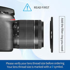 49-82mm Step-Up Ring Adapter, 49mm to 82mm Step Up Filter Ring for 49mm Lens Mount 82mm for DSLR Lenses and ND UV CPL IR Filters （49-82mm）