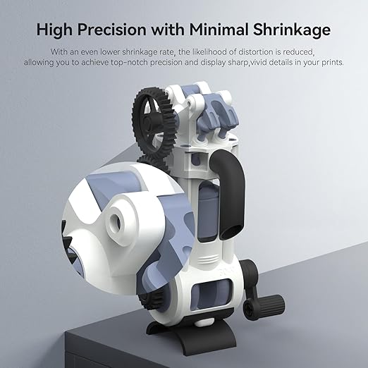 ANYCUBIC ABS-Like Resin Pro 2, Upgraded 8K 3D Printer Resin with Enhanced Strength and Toughness, High Precision, Low Odor, Wide Compatibility for All LCD Resin 3D Printers (HD Grey, 1kg)