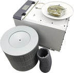 Oil Mist Collector 220V Three-phase High Airflow Mechanical CNC Oil Mist Filter 1000-1117CFM Industrial Smoke Purifier Designed for CNC Machining Centers 1500W