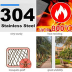Stainless Steel Mesh Screen 12 Mesh No Rust Sturdy Metal Wire Mesh Easy to Work Heat Resisting Woven Mesh for Vent Garden Window Screen Cage DIY Projects