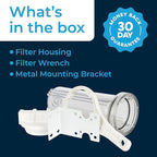SpiroPure Clear Water Filter Housing 10 inch / 2.5 x 10 / 158117 Transparent Standard Housing (Case of 12)