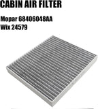6.7 Cummins Diesel Filters Kit Compatible with 2013-2018 Ram 2500 3500 4500 5500 6.7L Cummins Diesel Oil Fue Engine Cabin Air Separator Filtration 5083285AA 53034051AB 68406048AA 68157291AA 68197867AA