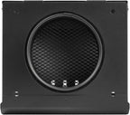 Vent Systems 6" Inch Air Supply Vent Cover with Rubber Gasket - Graphite Black Galvanized Steel - Robust Weatherproof Outdoor Air Intake Box - Duct or Surface Mounting - Rain and Snow Protection