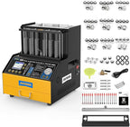 AUTOOL Automotive 6-Cylinder 110V GDI Fuel Injector Cleaning Machine,EFI Fuel Injector Cleaner Kit Tool,FSI Fuel Injector Tester Cleaner for All Petrol and Car Motorcycle