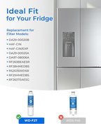 Waterdrop DA29-00020B Refrigerator Water Filter, Replacement for Samsung® HAF-CIN/EXP, DA29-00020B-1, RF263BEAESR, RF4287HARS, Reduce Chlorine, bad Taste and Odor, 2 Filters(Package May Vary)