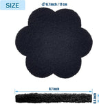 12-Pack Universal Trash Can Odor Absorbing Filters, Activated Charcoal Deodorizer for Trash Cans, Compost Buckets, Countertop and Recycle Bins (Flower)