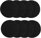 KUUQA 8 Pieces Compost Bin Filters for Kitchen Compost Pail Replacement Charcoal Filters, 7.25 inches Round