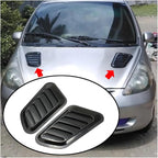 Car Hood Scoop Air Intake Vents Compatible For Hyundai Ix35 Solaris Compatible For Renault Captur Compatible For Kia And Sportage 4(Silver)