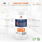 Aquaboon 5 Micron 10 x 4.5 Well Water Sediment Filter Replacement Whole House Water Filter Cartridge Compatible with DGD-5005, WFHD13001B, 2-Pack