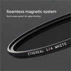 Urth 49mm Magnetic Ethereal White Mist ¼ Diffusion Lens Filter (Plus) — Cinematic Effect, 20-Layer Nano-Coated Light Dispersing Particles