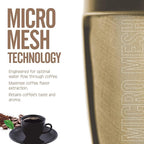 4 Cup Reusable Filter Basket With Closed Bottom Fits MrCoffee Coffee Maker and Brewer - Permanent Filter Replacement Compatible With Mr Coffee Gold Basket-Style Filters 1-Pack