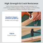 ANYCUBIC ABS-Like Resin 3.0, 3D Printer Resin with Enhanced Strength and Toughness, High Precision and Minimal Shrinkage, Wide Compatibility for All LCD Resin 3D Printers (White, 2kg)