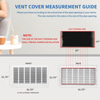 30x20 Return Air Grille [Duct Opening Size],Return Air Vent Cover for Wall Or Ceiling,Steel Return Air Filter Grilles Removable Face/Door for 1 Inch Filters (30"W x 20"H [Duct Opening])