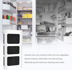 GLACIER FRESH Replacement for Frigidaire Refrigerator Air Filter, Compatible with PAULTRA2, Pureair Ultra 2, Pure Air Ultra 2, Pureair Ultra ii, Electrolux 242047805, 5303918847, EAP12364179(4 Pack)