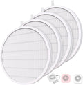 4 Pack Reusable HEPA Filters for MelodySusie Nail Dust Collector, Compatible with SPro/XC320J, Home or Salon Use