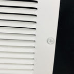 Fits 24x10 Duct Opening | Steel Return Air Grille by Handua | Vent Cover Grill for Sidewall and Ceiling | White | HVAC Cold Air Intake Grille | Outer Dimensions: 25.75"W X 11.75"