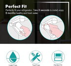 ICEPURE PLUS NSF/ANSI 53 Certified UKF8001 Refrigerator Water Filter Compatible with Maytag UKF8001, UKF8001AXX, UKF8001P, Whirlpool 4396395, 469006, EDR4RXD1, EveryDrop Filter 4, 4 Pack