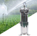 304 Stainless Steel Bag Filter Housing, Industrial Process Filter Housings, Pressure Filter Device, Removes Particulate Impurities, Real-Time Pressure Monitoring
