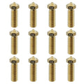 12Pcs Volcano Nozzles 0.4mm, Vyper Nozzles M6 Thread Hotend Extruder Volcano Nozzle Compatible for Artillery Genius, Sidewinder X1, X2, Anycubic Vyper, Anycubic Kobra Plus, Kobra Max 1.75mm Filament,