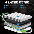 for Cabin Air Filter JM200 (CF12058) Fits Hyundai Accent (2018-2022), Elantra (2017-2020), Elantra GT (2018-2020), Fits Kia Forte (2019-2024), Forte 5 (2020-2023), Rio (2018-2023), 97133-F2000