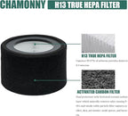 EE-5068 Filter Replacement, Compatible with Crane EE-5068 and Etery jt-8115m Air Purifiers, 3-in-1 H13 True HEPA Filter and Activated Carbon Filter, Part# HS-1946, 2 Pack