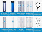 Geekpure 20 Inch Carbon Block Water Filter Reduce Chlorine Taste Odors for Whole House Filtration- 4.5 Inch x 20 Inch -5 Micron-Pack of 4
