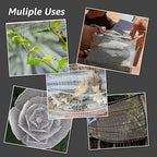 2 Pack 14"x11" Wire Mesh, 5 Mesh Crimped Stainless Steel Mesh, Never Rust Sturdy Metal Mesh Screen for DIY Projects, Vent, Cage, Garden, Window Screen, Filter Mesh